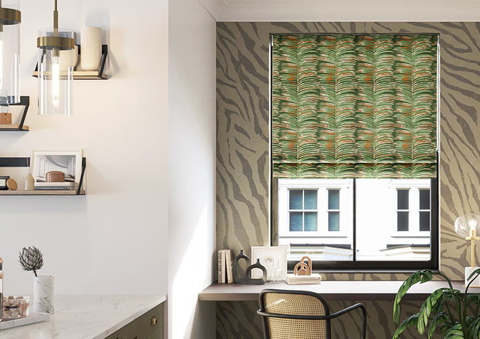 Melody Velvet, Rainforest - Roman Blind - Image 3
